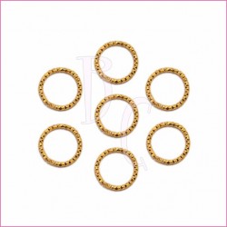 Catena tonda diamantata 24 mm giallo ocra