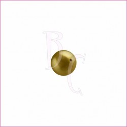 Perla swarovski 5810 6 MM Antique Brass