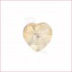 Heart swarovski 5742 8 MM Crystal golden shadow