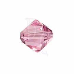 Bicono swarovski 5328 6 MM Light rose - 10 pezzi﻿