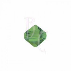 Bicono swarovski 5328 4MM Palace Green Opal