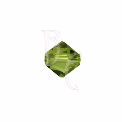 Bicono swarovski 5328 4MM Olivine