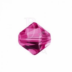 Bicono swarovski 5328 6 MM Fucsia - 10 pezzi