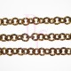 Catena tonda diamantata 8 mm bronzo