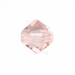 Bicono swarovski 5328 6 MM Vintage rose - 10 pezzi