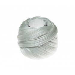 Seta Shibori color Solid white x15cm