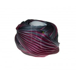 Seta Shibori color Pink storm x15cm