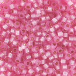 DB0625 - Dyed Rose Silver Lined Alabaster 50 gr