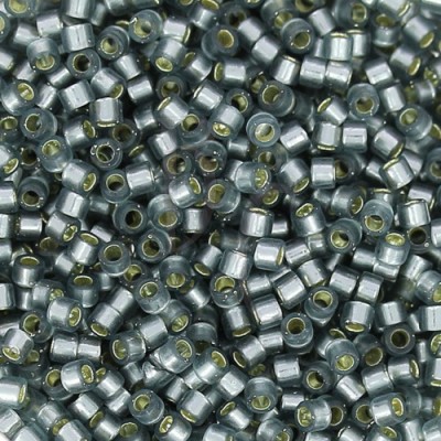 DB0697 - Dyed Semi Mat Silver Lined Gray 50 gr