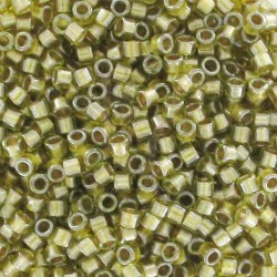 DB0908 - Spkl Light Yellow Lined Chartreuse 50 gr