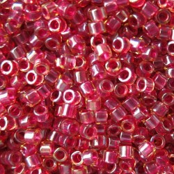 DB0282 - Cranberry Lined Lt Topaz Luster 50 gr
