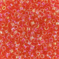 DB0075 - Dark Coral Lined Crystal AB 5 gr