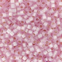 DB0624 - Dyed Light Rose Silver Lined Alabaster 50 gr