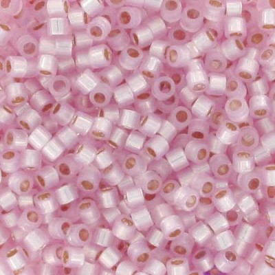 DB0624 - Dyed Light Rose Silver Lined Alabaster 50 gr