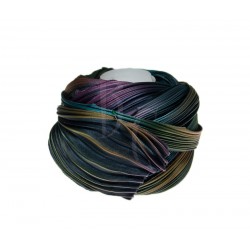 Seta Shibori color Midnight borealis  x15cm