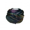 Seta Shibori color Midnight borealis  x15cm