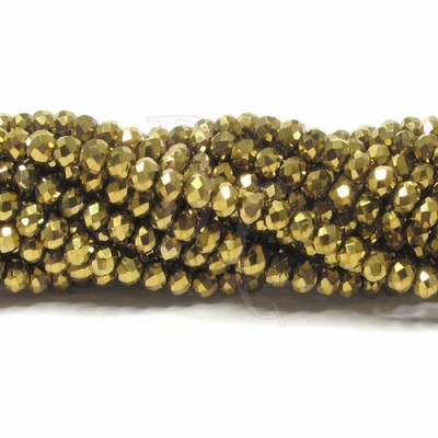 Cipollotti 3x4 mm Dorato