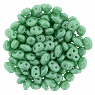 Superduo 2,5X5 mm Pearl Shine - Mint Green 10 gr
