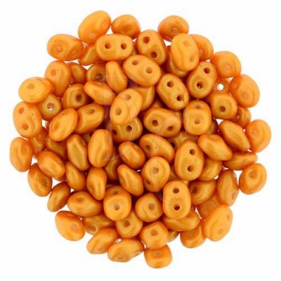 Superduo 2,5X5 mm Gold Shine - Orange 10 gr