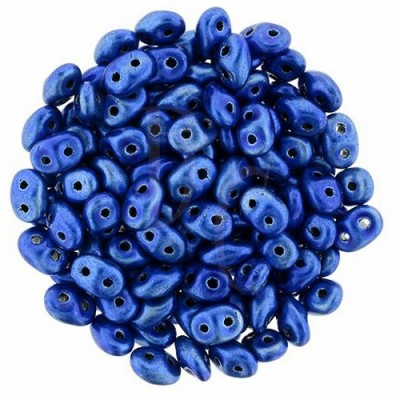 Superduo 2,5X5 mm Superduo 2,5X5 mm Metalust Crown Blue 10 gr