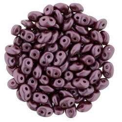 Superduo 2,5X5 mm Pearl Coat - Plum 10 gr