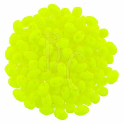 Superduo 2,5X5 mm Neon Yellow 10 gr