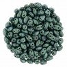 Superduo 2,5X5 mm  Metallic Suede - Light Green 10 gr