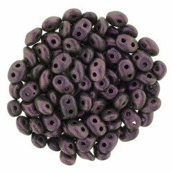 Superduo 2,5X5 mm Polychrome - Pink Olive 10 gr