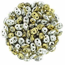 Superduo 2,5X5 mm California Silver 10 gr