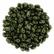 Superduo 2,5X5 mm Metallic Green 10 gr
