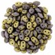 Superduo 2,5X5 mm Fool's Gold - Opaque Amethyst 10 gr