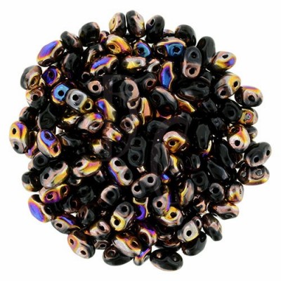 Superduo 2,5X5 mm Jet - Artemis Sliperit 10 gr