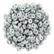Superduo 2,5X5 mm Matte - Metallic Silver 10 gr