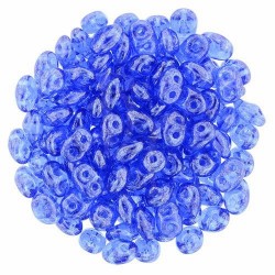 Superduo 2,5X5 mm Luster - Sapphire 10 gr
