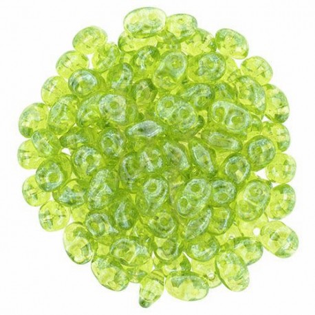 Superduo 2,5X5 mm Luster - Olivine 10 gr