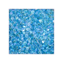 Bicono swarovski 5328 4MM Aquamarine AB 2X