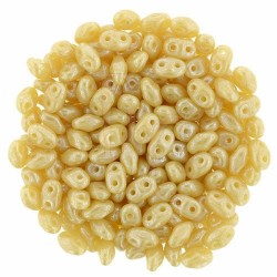 Superduo 2,5X5 mm Luster - Opaque Beige 10 gr