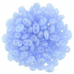 Superduo 2,5X5 mm Luster - Milky Sapphire 10 gr