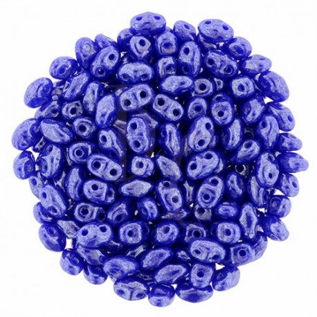 Superduo 2,5X5 mm Luster - Opaque Blue 10 gr