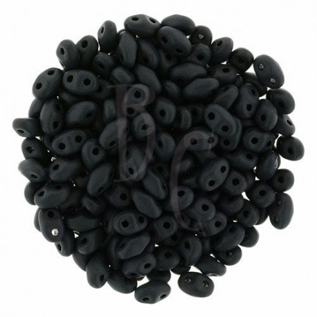 Superduo 2,5X5 mm  Matte - Jet 10 gr