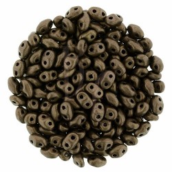 Superduo 2,5X5 mm Matte - Dark Bronze 10 gr