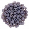 Superduo 2,5X5 mm Matte - Milky Amethyst 10 gr