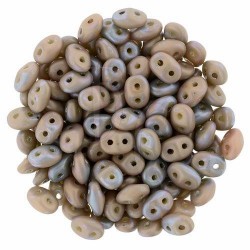 Superduo 2,5X5 mm Matte Nebula - Opaque Beige 10 gr