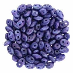 Superduo 2,5X5 mm Matte Nebula - Opaque Blue 10 gr