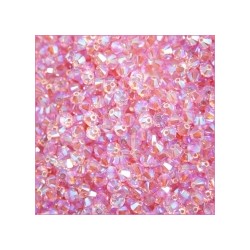 Bicono swarovski 5328 4MM Light Rose AB 2X