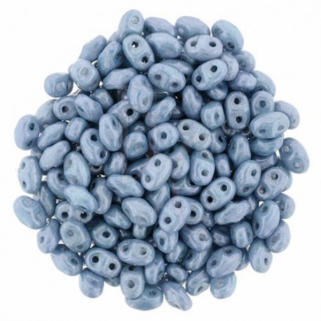 Superduo 2,5X5 mm Luster - Opaque Blue 10 gr