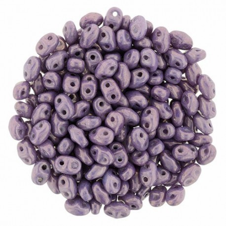Superduo 2,5X5 mm  Luster - Opaque Amethyst 10 gr
