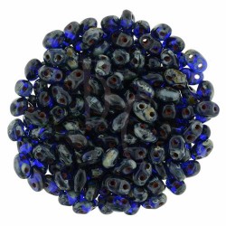 Superduo 2,5X5 mm Cobalt - Picasso 10 gr