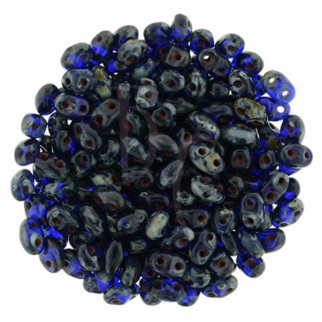 Superduo 2,5X5 mm Cobalt - Picasso 10 gr