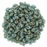Superduo 2,5X5 mm  Blue Turquoise - Picasso 10 gr
